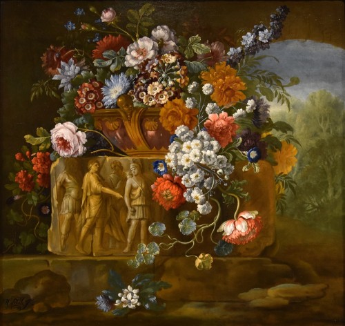 Pieter Casteels III (1684 - 1749) Signed And Dated, Floral Still Life