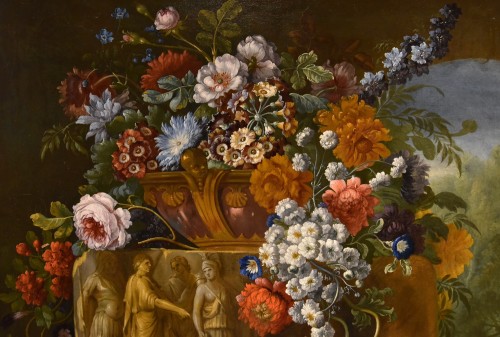 Antiquités - Pieter Casteels III (1684 - 1749) Signed And Dated, Floral Still Life