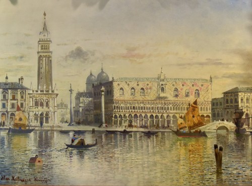 Venice With St. Mark's Square, Maximilian Heilmaier (1869 - 1923)