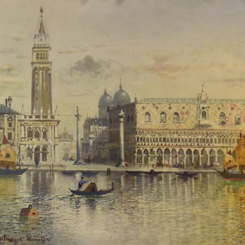 Venice With St. Mark&#039;s Square, Maximilian Heilmaier (1869 - 1923) - 