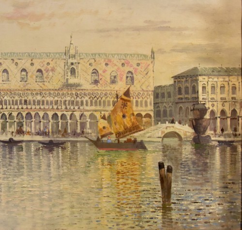 Venice With St. Mark&#039;s Square, Maximilian Heilmaier (1869 - 1923) - Napoléon III