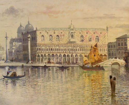 Napoléon III - Venice With St. Mark&#039;s Square, Maximilian Heilmaier (1869 - 1923)