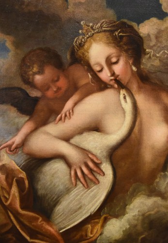 17th century - Leda And The Swan, Workshop of Pietro Liberi (1605 - 1687)