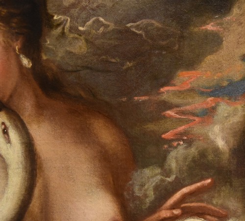 Antiquités - Leda And The Swan, Workshop of Pietro Liberi (1605 - 1687)