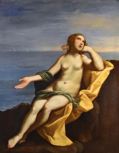 Ariadne on the Island of Naxos, Workshop of Guido Reni ( 1575 - 1642)