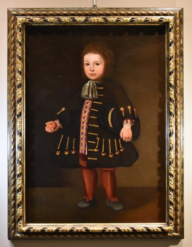 Portrait Of A Young Boy, Lombard School 17th Century - Paintings & Drawings Style Louis XIII