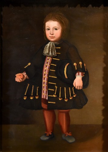 Paintings & Drawings  - Portrait Of A Young Boy, Lombard School 17th Century