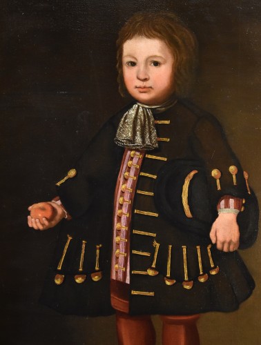 Portrait Of A Young Boy, Lombard School 17th Century - 