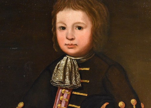 17th century - Portrait Of A Young Boy, Lombard School 17th Century