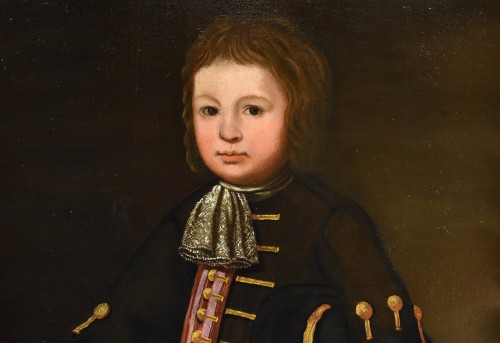 Portrait Of A Young Boy, Lombard School 17th Century - Louis XIII