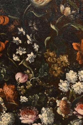 Antiquités - Andrea Scacciati (1642-1710), Composition de fleurs (3 de 3)