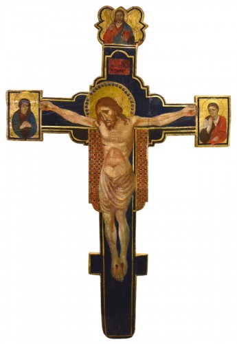 Christ Crucified with God the Father, the Virgin and St. John