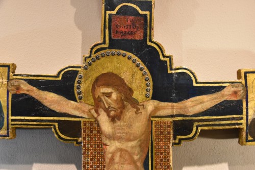 Religious Antiques  - Christ Crucified with God the Father, the Virgin and St. John