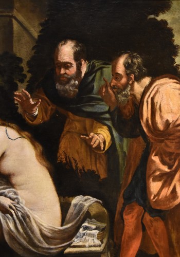 Susanna And The Old Men, Painter Active In Rome In The Early 17th Century - 