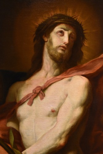 Ecce Homo, École génoise du XVIIe siècle aelier de Valerio Castello 1(624 -1659)  - Antichità Castelbarco