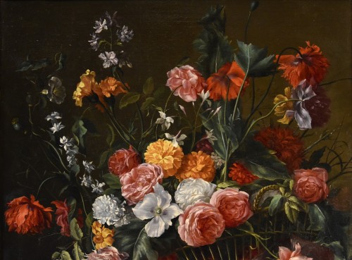 Paintings & Drawings  - Jean-Michel Picart (1600 - 1682),), Still Life Of Flowers