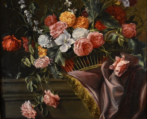 Jean-Michel Picart (1600 - 1682),), Still Life Of Flowers - 