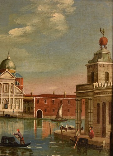 Vue de Venise avec l'île de San Giorgio Maggiore, Venise 19e siècle - Napoléon III