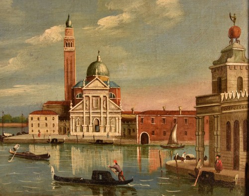 Napoléon III - Vue de Venise avec l'île de San Giorgio Maggiore, Venise 19e siècle