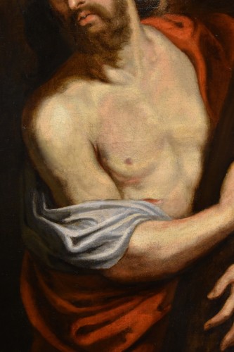 17th century - Christ Carrying The Cross, attributed to the Workshop of Anthoon Van Dyck (1599 - 1641)