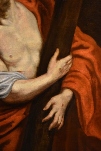 Christ Carrying The Cross, attributed to the Workshop of Anthoon Van Dyck (1599 - 1641) - Louis XIII