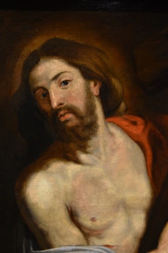 Antiquités - Christ Carrying The Cross, attributed to the Workshop of Anthoon Van Dyck (1599 - 1641)