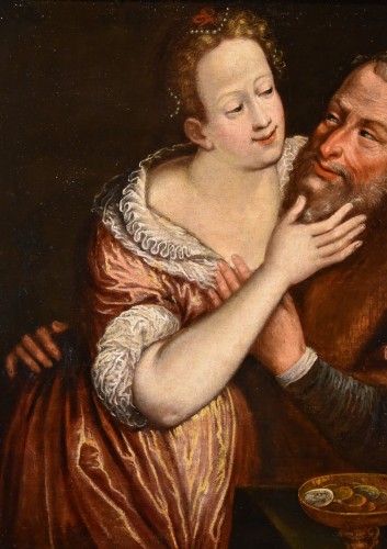 The Mismatched Couple, 17th Century Flemish School - 