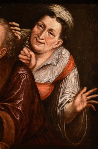 17th century - The Mismatched Couple, 17th Century Flemish School