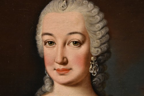 Louis XV - Martin Van Meytens (1695 - 1770), Portraits de Marie-Thérèse d'Autriche et François Ier de Lorraine