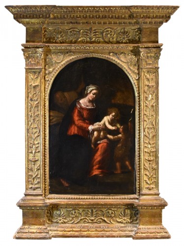 Holy Family With The Infant St John, Italy 17th century