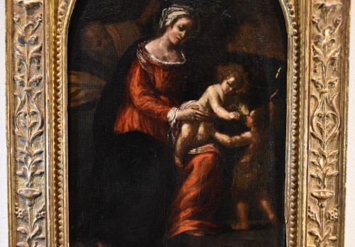 17th century - Holy Family With The Infant St John, Italy 17th century