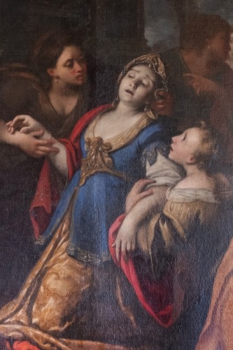 Esther and Ahasuerus, Venetian School. 17th century - 