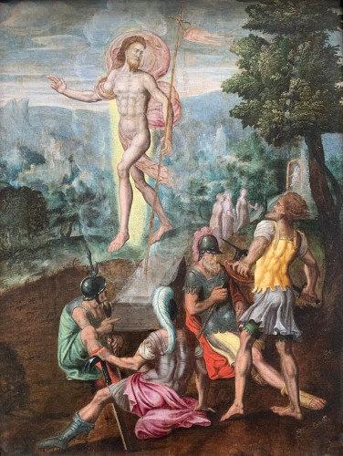 Résurrection du Christ, école flamande du 16e siècle