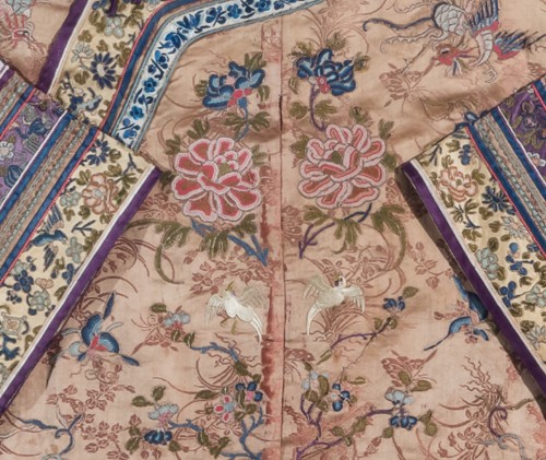 Robe de femme noble, Chine dynastie Qing 19e siècle - Arts d