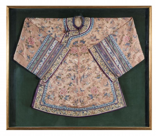 Asian Works of Art  - Noblewoman&#039;s robe, China Qing dynasty 19th century