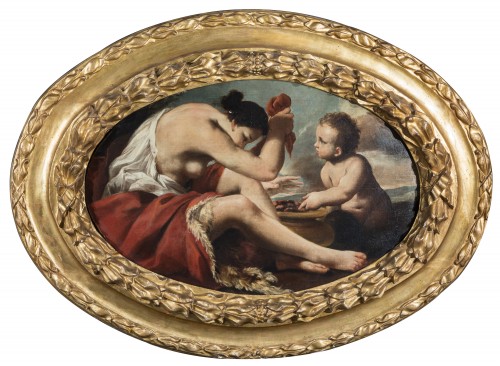 Venetian School of the 18th century, Venus Warming Herself at a Brazier 