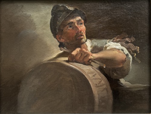 Paintings & Drawings  - Soldier with Drum - Ubaldo Gandolfi (1728 - 1781)