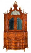 Commode scribanne, ébénisterie vénitienne du XVIIIe siècle