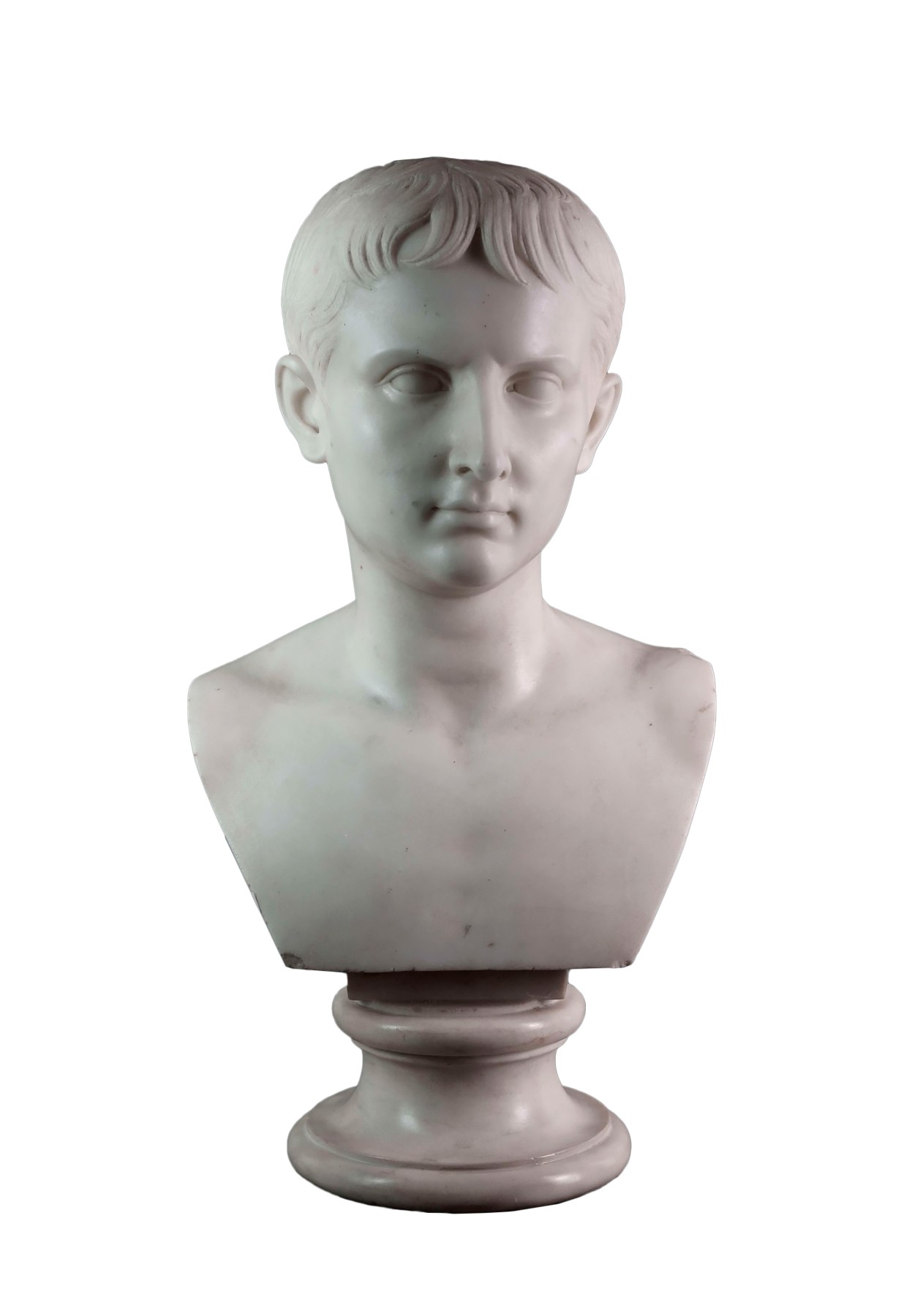 Marble bust of a man, Roman