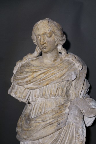 Sculpture Sculpture en pierre - Sculpture en pierre de Bourgogne 17e siècle