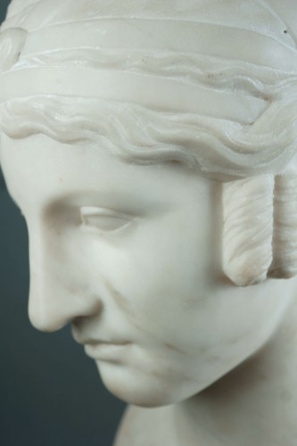 Louis-Philippe - Cincinnato Baruzzi (1796-1878) Sappho - Marble Bust