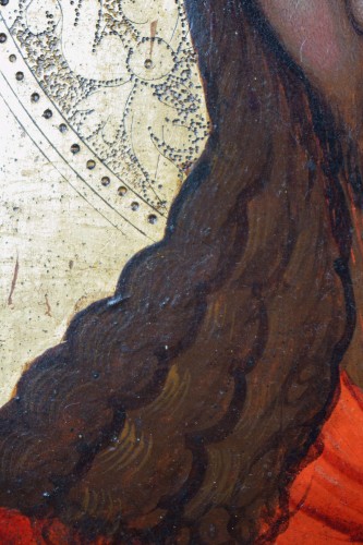 XVIe siècle et avant - Maître vénéto-crétoise du début XVIe Tempera sur fond d'Or