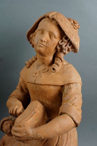 Louis XIV - Large Terracotta Group France 17th century