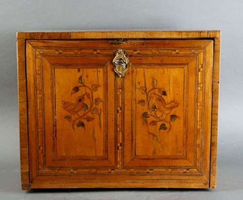 Furniture  - 17th Augsburg Factory Marquetry Cabinet