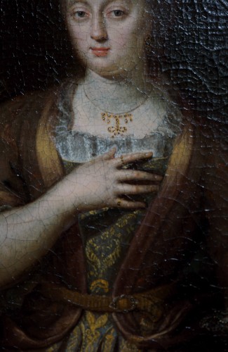 Gerard Wigmana (1673-1741) Portrait de Dame aux Bijoux - Antichità San Felice