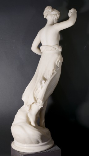 Mid-19th Hebe Impressive Neoclassical Marble Sculpture - Louis-Philippe