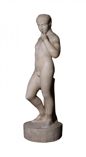 18th  Neoclassical Marble Male Nude