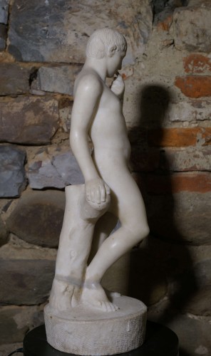 18th  Neoclassical Marble Male Nude - 