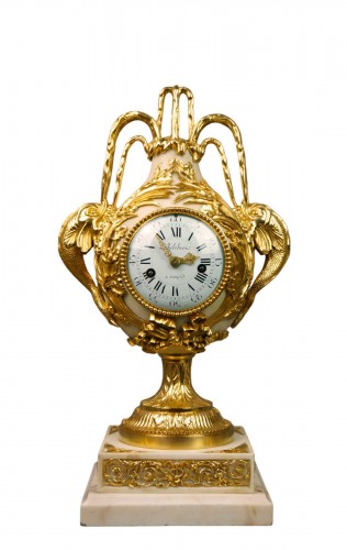 A Louis XVI Mantel Clock, model by Brécourt-Philibert