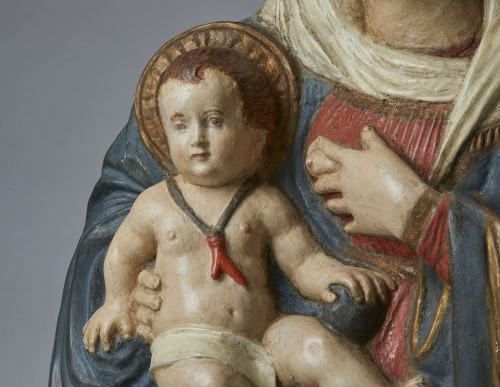 Antiquités - Madonna with Child “Our Lady of the Milk”